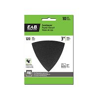 3" x120 Grit Sandpaper  (10 Pack)  Professional Oscillating Accessory Recyclable 